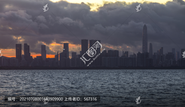 深圳灣日出
