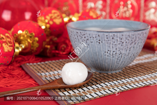 元宵節(jié)的元宵或湯圓食品