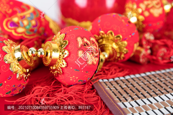 元宵節(jié)紅色的燈籠