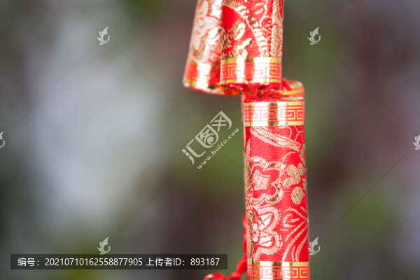 節(jié)日的鞭炮掛件