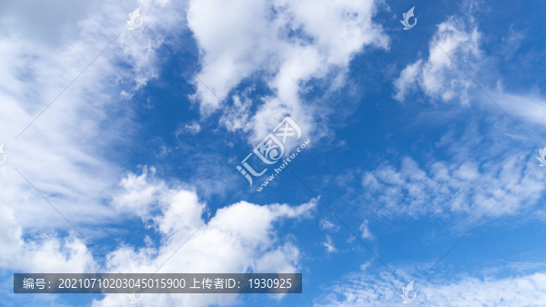 藍天白云