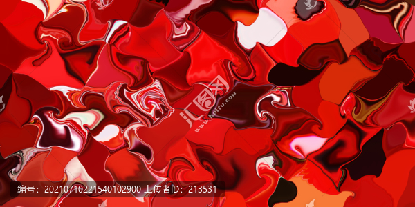 紅色數(shù)碼印花