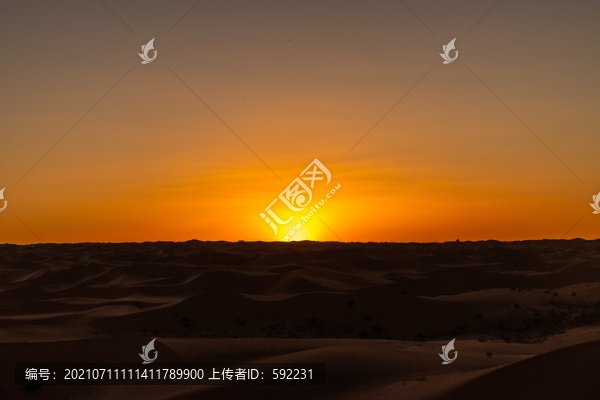沙漠日出