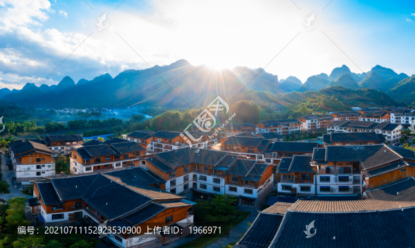 貴州荔波縣夢(mèng)柳布依風(fēng)情小鎮(zhèn)