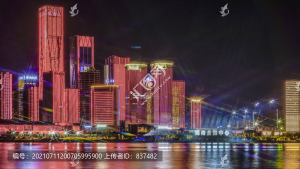 湖南金融中心夜景