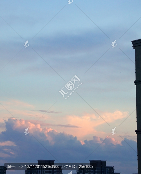 傍晚天空