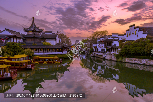 早晨的秦淮河風(fēng)光