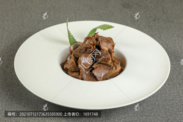 涼拌牛肝