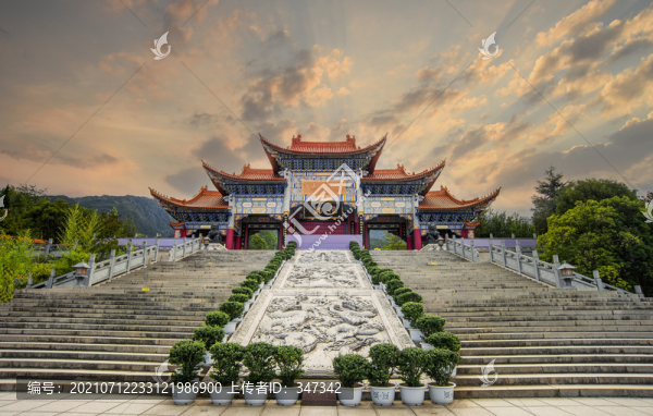 云南大理崇圣寺景觀