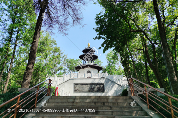 瓜洲古渡公園觀潮亭