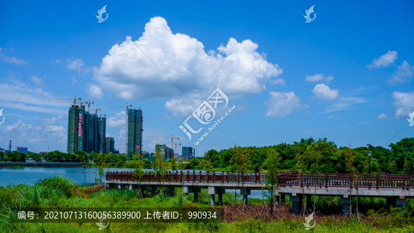 湖面景觀