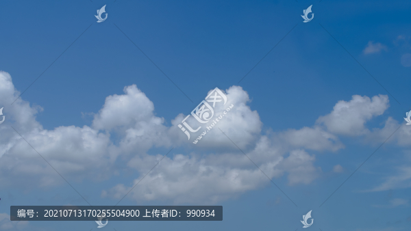美麗的天空云彩