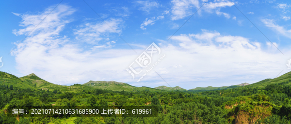 藍(lán)天白云青山綠樹
