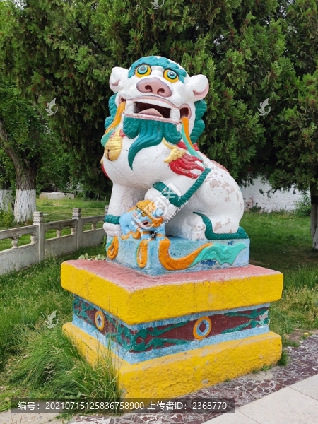 藏式石獅子