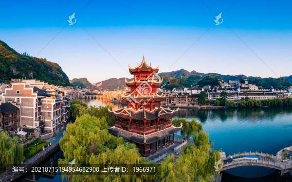 貴州省鎮(zhèn)遠古鎮(zhèn)風光