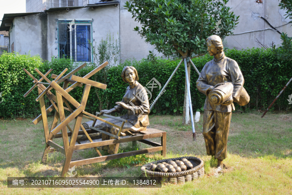 公園雕塑紡線雕塑