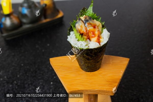 鰻魚榴蓮手卷