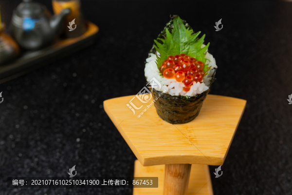 三文魚籽手卷