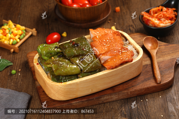 雞排燒辣椒蓋碼飯