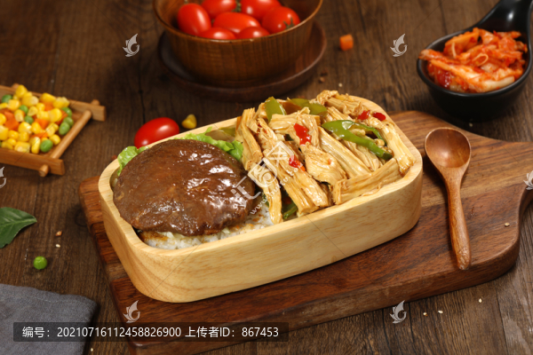 牛排腐竹蓋碼飯