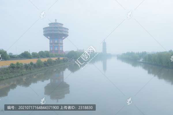 大霧中的高旻寺