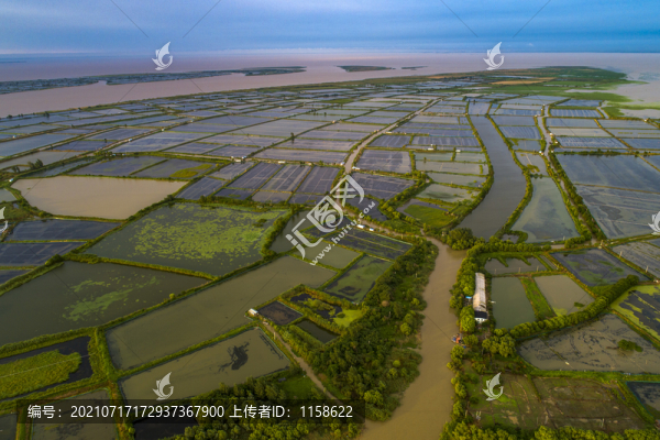 淮河入洪澤湖口風(fēng)光