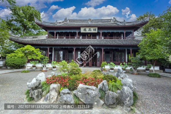 浙江嘉興南湖景區(qū)煙雨樓