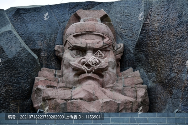 張飛塑像