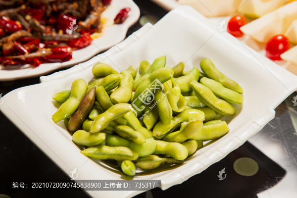 水煮毛豆