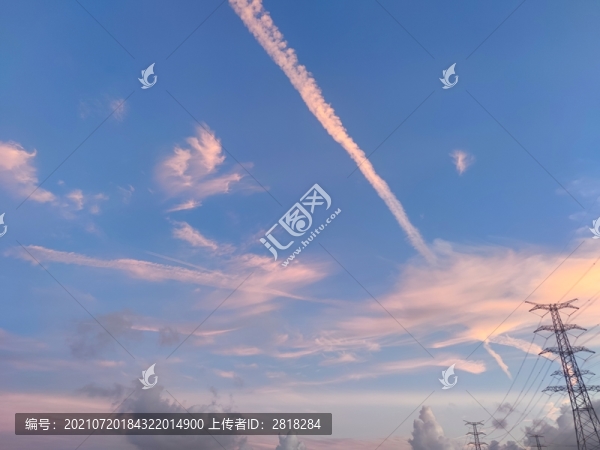 天空晚霞