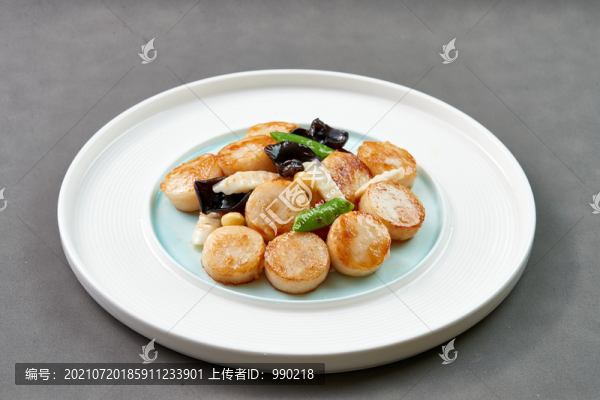 翡翠山藥炒元貝