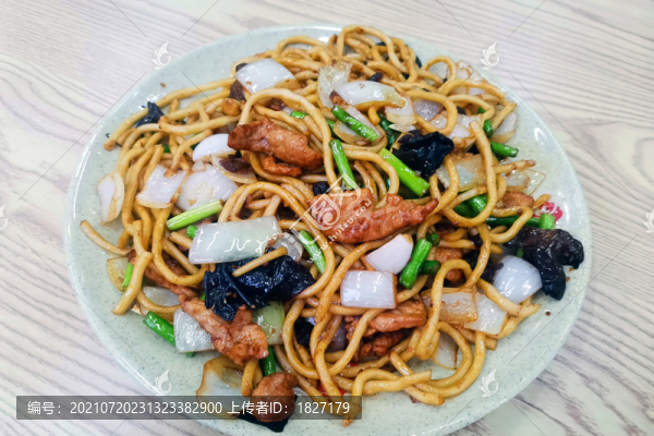 過油肉炒面