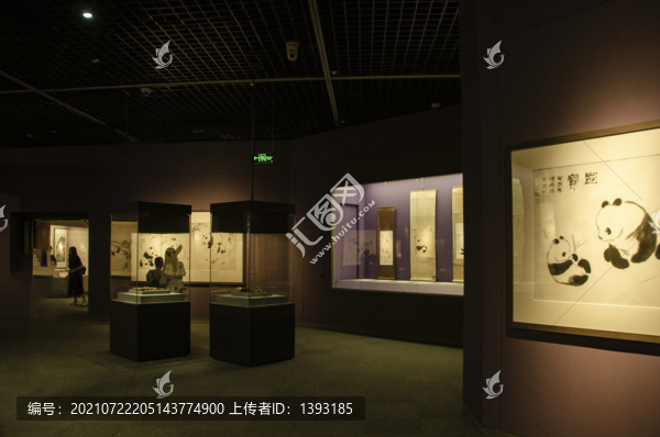四川博物院書畫展廳呂林書畫展