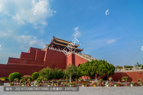 河南省開封市龍亭景區(qū)風(fēng)光