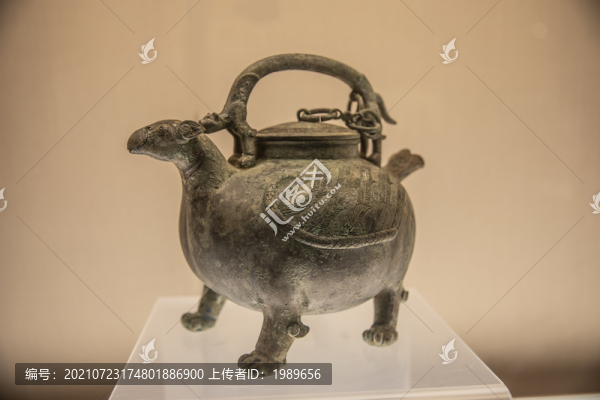 戰(zhàn)國早期錯金銀鳥獸形盉