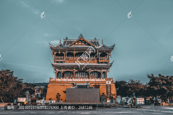 洛帶古鎮(zhèn)五鳳樓
