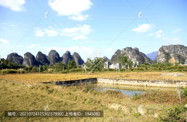 廣東英西峰林田園風光
