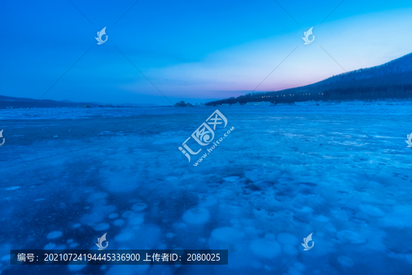 東北黑龍江七臺河冬季風(fēng)光