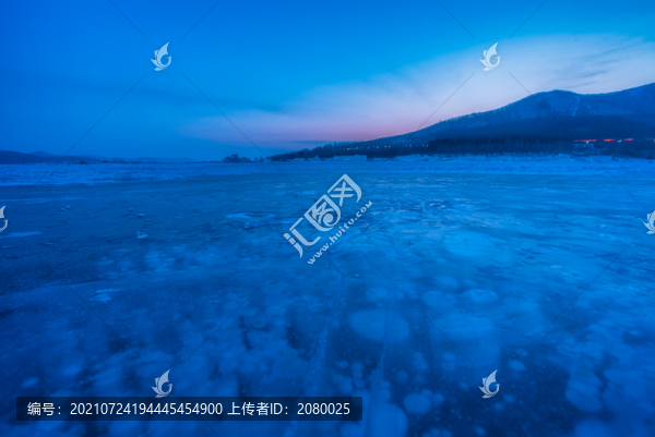 東北黑龍江七臺河冬季風(fēng)光