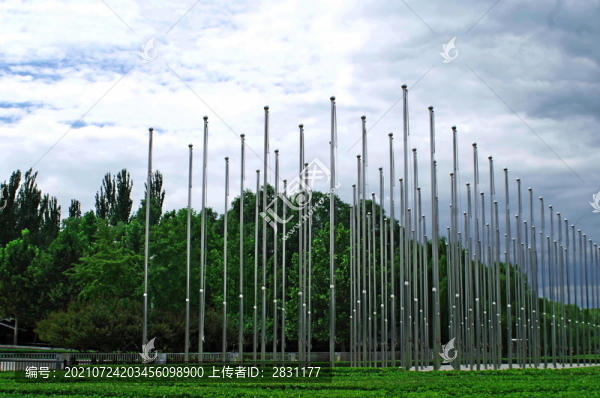 北京海淀公園海淀花谷荷花
