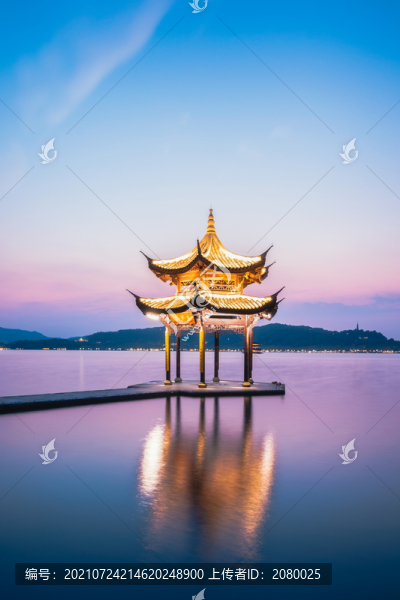 杭州西湖集賢亭風(fēng)光