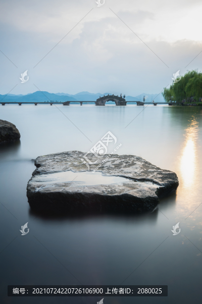杭州西湖涌金門風(fēng)光