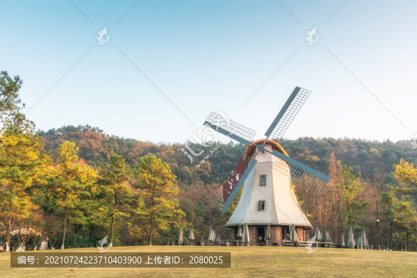 杭州太子灣公園風(fēng)車