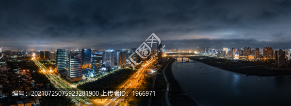 福建晉江市夜景