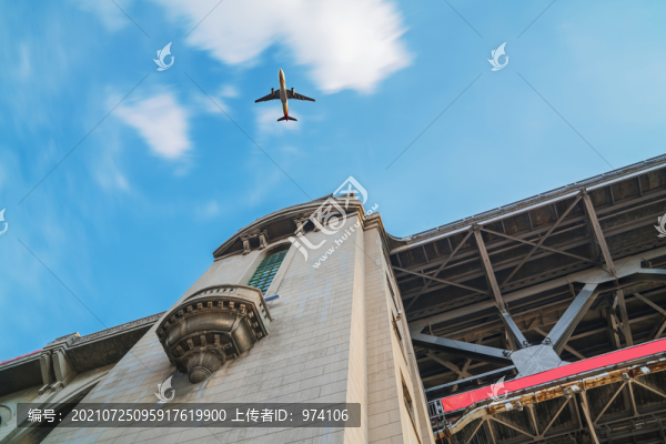 武漢長江大橋和航空交通