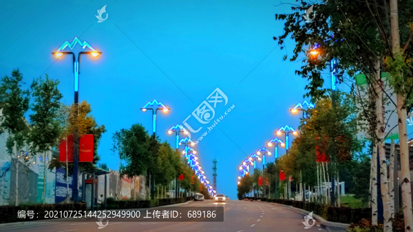 長白山路燈
