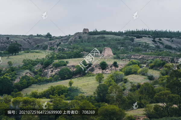 中國山西明長城遺址