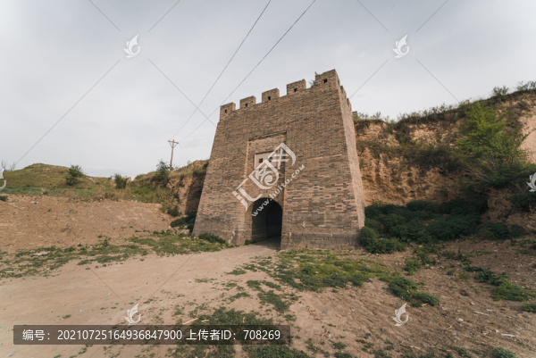 中國(guó)山西明長(zhǎng)城殺虎堡遺址