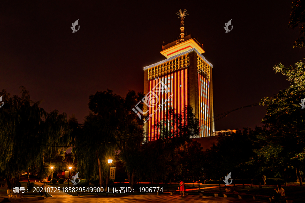 中國長春城市夜景
