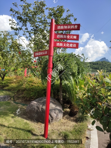 消防主題公園導(dǎo)向牌